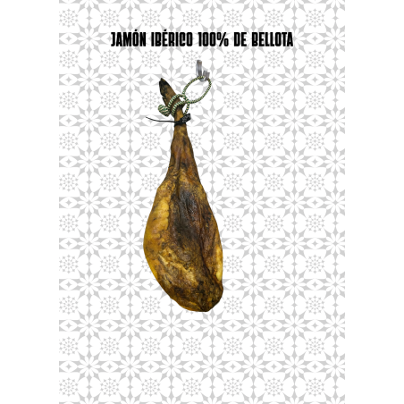 Jamón ibérico bellota 100% 7,5-8 kg | Cárnicas Justo