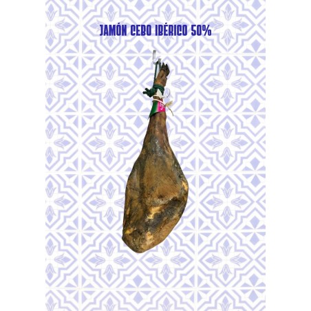 Jamón ibérico cebo 50% 7,5-8 kg | Cárnicas Justo